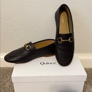 Quince Horsebit Dark Brown Loafers